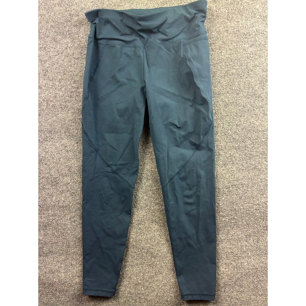 Sweaty Betty Power Leggings Womens S Blue 7/8 Workout Yoga Pockets 67626
